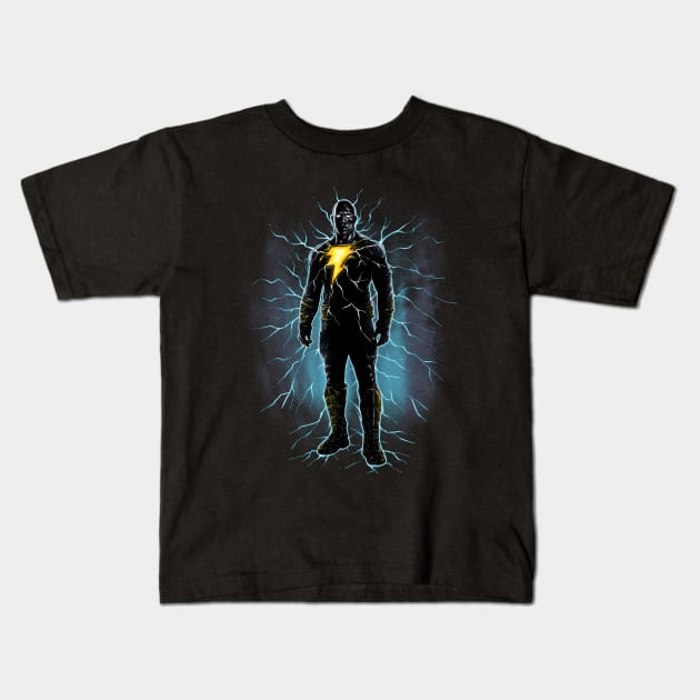 Black hero Adam Kids T-Shirt by Crow Creations